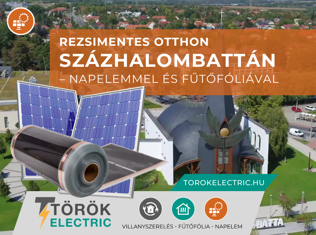 Rezsimentes otthon Százhalombattán – napelemmel és fűtőfóliával